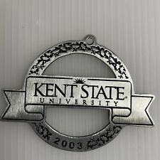 Kent 2003 Commemorative Kent State University Pewter School Ornament In Box picture