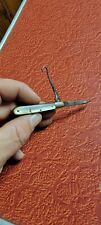 Vintage Antique Cook Bros Sheffield mother of Pearl button hook pocket knife picture