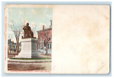 c1900s Longfellow Monument Portland Maine ME PMC Unposted Antique Postcard picture