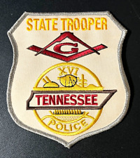 TENNESSEE STATE TROOPER MASONIC PATCH (SPC9) POLICE SHOULDER INSIGNIA picture