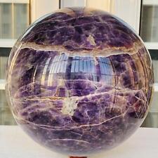 24120g Natural Dream Amethyst Quartz Crystal Sphere Ball Healing picture