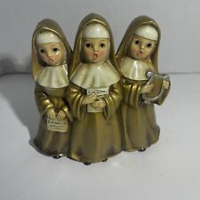 Vintage Musical Nuns Figurine, The Singing Nun 