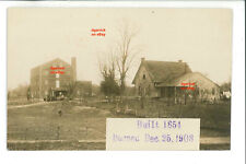 Indiana Napoleon [?] fire 1854 built burned 25 December 1908 real photo postcard picture