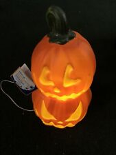 Halloween Light-Up Pumpkin Stack, LED Jack o' Lanterns (NEW) picture