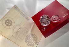 Baccarat Crystal Inkwell Diamond-pattern Limited Edition 231/300  & drawing picture