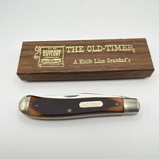 Vintage Schrade USA 1940T Old Timer Gunstock Trapper Folding Pocket Knife picture
