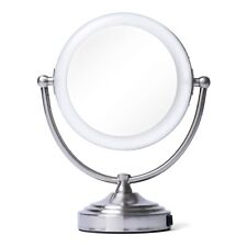 FLOXITE 8X Magnifying Mirror with Light Pro-Size Large Make-Up Mirror, Chrome picture