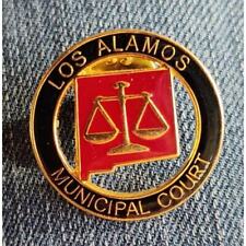 Los Alamos Municipal Court Pin for a Hat, Lapel, Lanyard, Jacket or Backpack picture