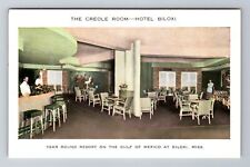 Biloxi MS-Mississippi, The Creole Room, Hotel Biloxi, Antique, Vintage Postcard picture
