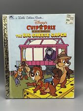 Vtg Disney Little Golden Book Chip 'n Dale Rescue Rangers The Big Cheese Caper picture