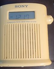  Sony TV/Weather/Fm/Am 4 Band Clock Radio ICF579V Works Vintage  picture