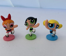 POWERPUFF GIRLS Cartoon Network 2000 Collectible Figures Set of 3 Mini Figures picture