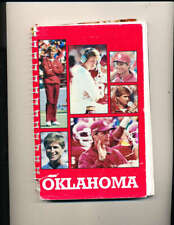 1990 Oklahoma football media guide spiral vg tear picture