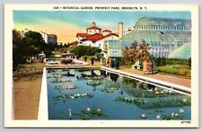 Botanical Garden, Prospect Park, Brooklyn, Pennsylvania Postcard S4-483 picture