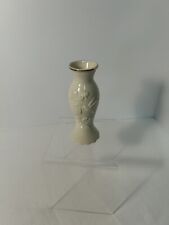 Lenox “Hummingbird” Vase with 24K Gold Trim Color Ivory Vintage picture