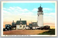 Highland Light. North Truro, Cape Cod, Massachusetts  Postcard picture