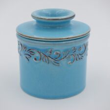 Butter Bell Crock The Original Butter Bell Crock by L Tremain French Aqua Blue picture