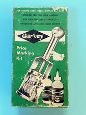 Vintage Garvy Price Marking Kit No. 2 with Ink & Manual Model S-185 picture