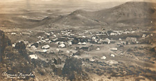 May 1909 Bird's Eye View Pioneer Nevada Ghost Town RPPC Real Photo Postcard F142 picture