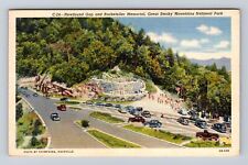 Smoky Mt Natl Park, Newfound Gap, Rockefeller Mem, Series #C24, Vintage Postcard picture