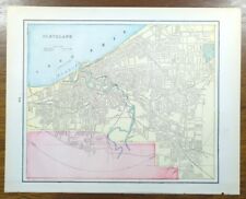 Vintage 1897 CLEVELAND OHIO Map 14