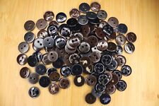 Boy Scouts of America Replacement Buttons Blue Brown Modern Vintage Lot of 100 picture