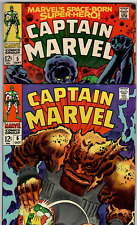 Captain Marvel # 5 &# 6 (6.5) 1968 Early Books in Green Suit 12c Silver-Age Lot picture