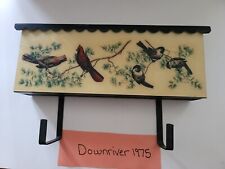 Vintage Bacova Guild Mailbox Cardinals and chickadees Grace Gilmore Rare Signed  picture