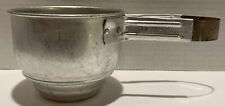 Vintage Foley Flour Sifter MPLS Squeeze Handle 1 Cup Aluminum Kitchenware picture