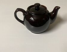 Vintage Sadler England  Iridescent Brown Teapot Pottery Tea  7