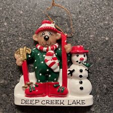 Deer Creek Lake Bare Skin Snowman Ornament “READ DESCRIPTION” picture