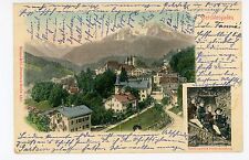 Berchtesgaden—Antique Salzbergwerk AK Antique German Bavaria Alps 1904 picture