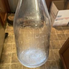 Rare Woodlawn Farm Dairy Co. Embossed Quart Milk Bottle Scranton Pennsylvania PA picture