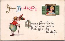 Vintage HAPPY BIRTHDAY Greetings Postcard 