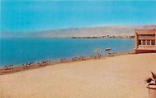 Dead Sea Israel~Chairs & Patio Furniture~Bath House~1970s Postcard picture
