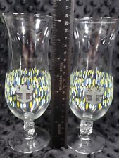 2 Anchor ROYAL CARIBBEAN PARTY HURRICANE GLASSES Stemware picture