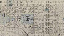 Vintage 1894 WASHINGTON DC Map 14