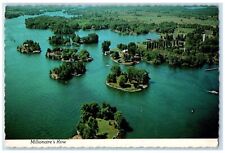 1980 Millionaire's Row 1000 Islands Islets Residence Lake New York NY Postcard picture