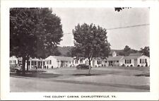 Charlottesville, Va - 'The Colony' Cabins-Advertising Postcard picture