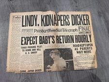 Pittsburgh Sun-Telegraph March 3rd 1932 Lindy Kidnappers Dickers picture