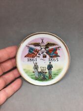 Civil War Souvenir Plate Ceramic 1861-1865 Vintage G Nov Co Japan 4