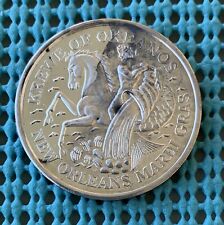 1967 OKEANOS / Songs of Famous Rivers  .999 FINE SILVER Mardi Gras Doubloon picture