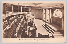Oslo Sweden, The Old Parliament Hall, Norwegian Folk Museum, Vintage Postcard picture