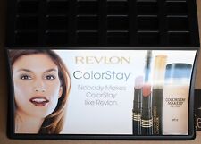 1999 Revlon ColorStay Makeup Cosmetic Advertising Display Case Cindy Crawford picture