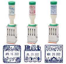 Studio Ghibli Date Stamp Date Seal Set of 3  Totoro Kiki's Delivery Service Howl picture