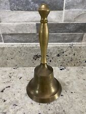 Vintage Bronze Hand Bell with Metal handle picture