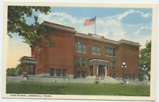 Marshall Tx High School Vintage Postcard Texas White Border picture
