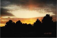 FOUND PHOTOGRAPH Millenial Sunset COLOR Original Snapshot VINTAGE 01 6 Q picture