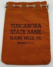 Vintage Bank Deposit Bag Tuscarora State Bank Blair’s Mills Pennsylvania picture