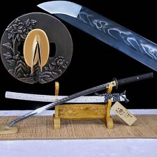 Samurai sword T10 steel hand forged clay burning blade Lone Wolf pattern katana picture